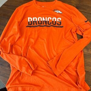 Broncos long sleeve T shirt Nike